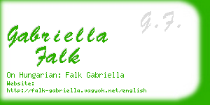 gabriella falk business card